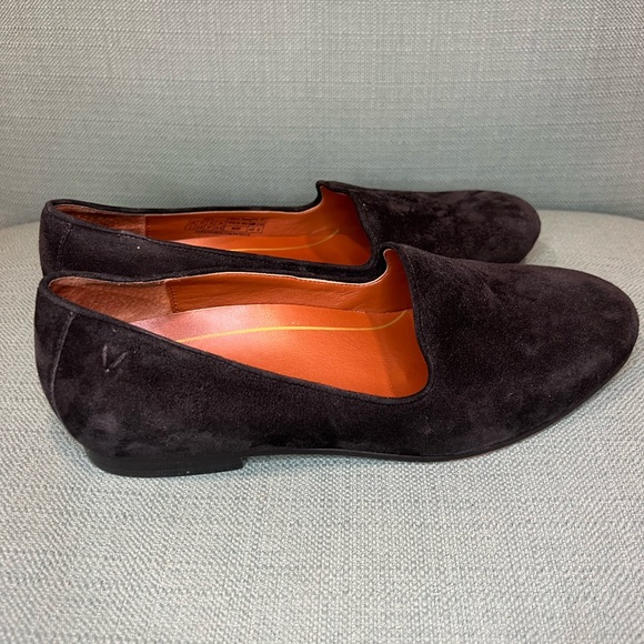 Vionic Willa slip on flat comfort orthotic loafer suede black womens size 7 GUC - Picture 6 of 10